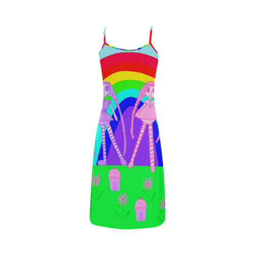 lollidollypoprainbowlandsundress Alcestis Slip Dress (Model D05)