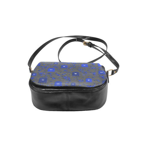 Blue Video Game Classic Saddle Bag/Small (Model 1648)