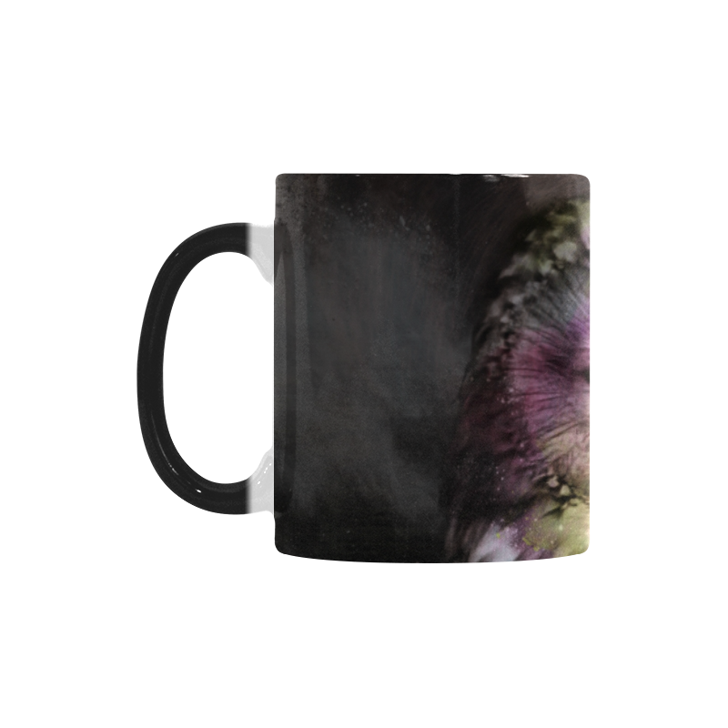 Abstract colorful owl Custom Morphing Mug