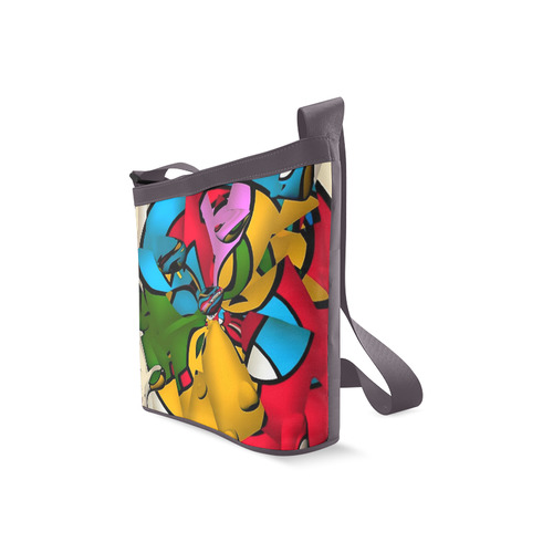 Cylindrical Mirror by Popart Lover Crossbody Bags (Model 1613)