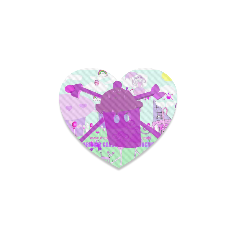 dollypopcoasters Heart Coaster