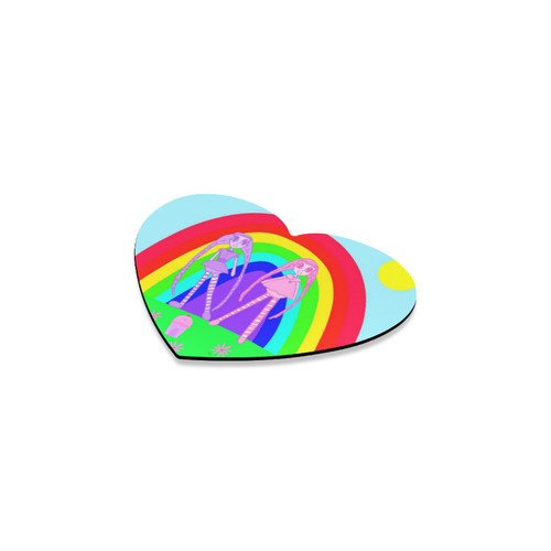 lollidollypoprainbowlandcoasters Heart Coaster