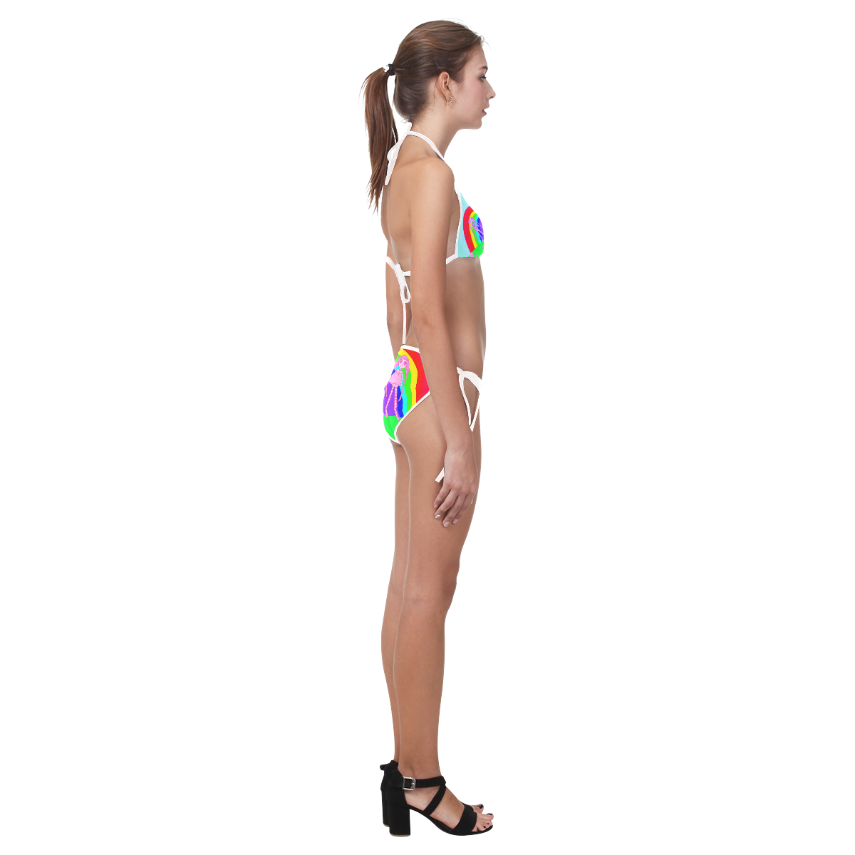 lollidollypoprainbowlandbikini Custom Bikini Swimsuit (Model S01)