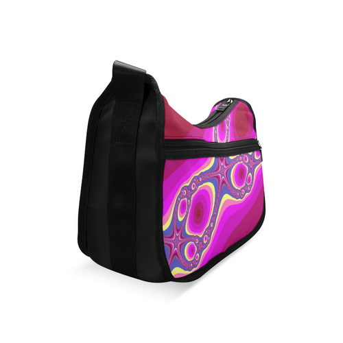 Fractal in pink Crossbody Bags (Model 1616)