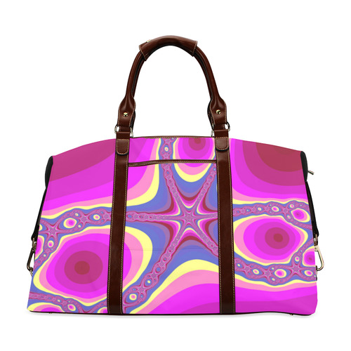 Fractal in pink Classic Travel Bag (Model 1643) Remake