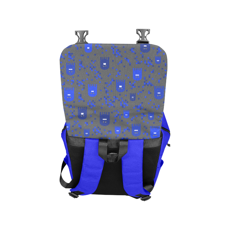 Blue Video Game Casual Shoulders Backpack (Model 1623)