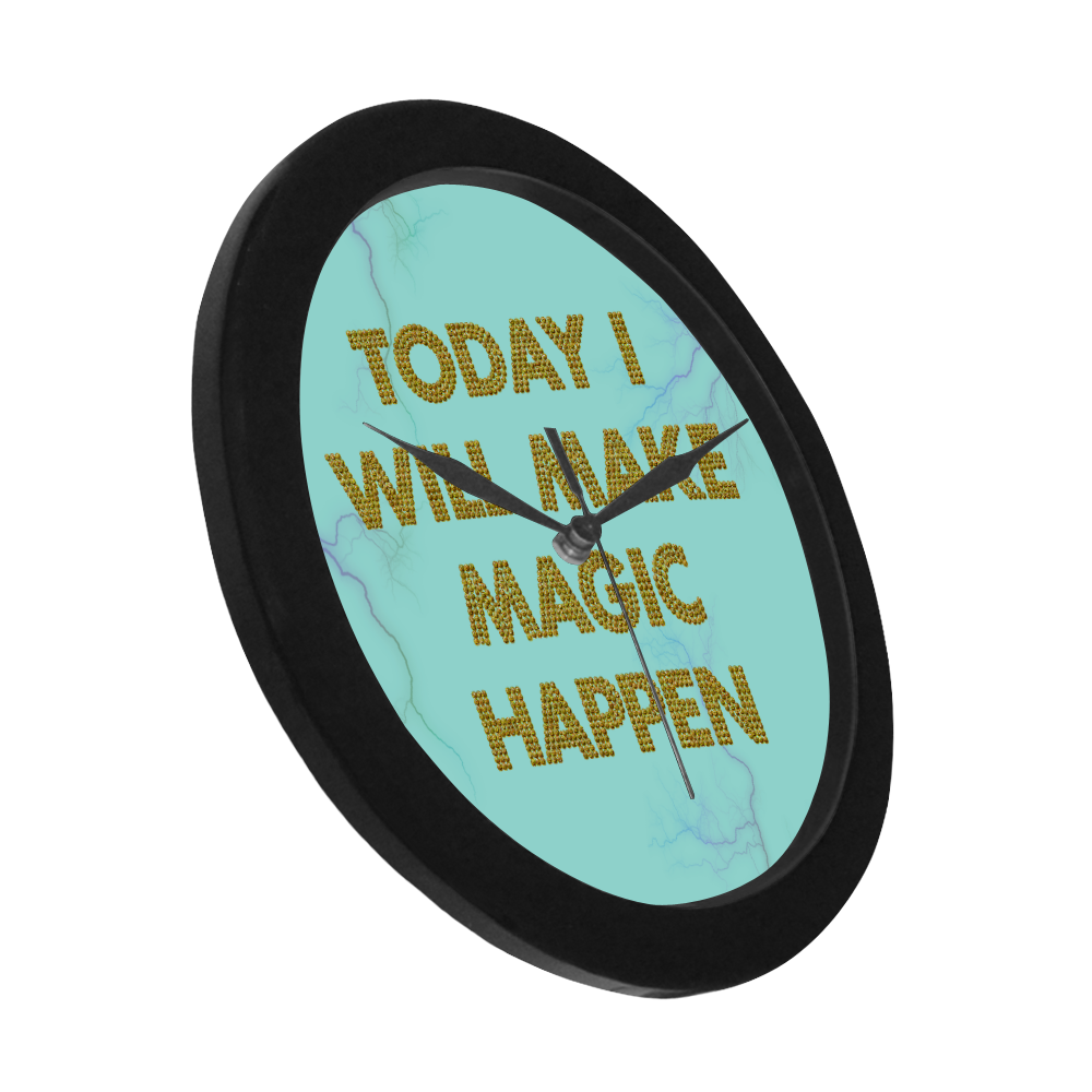 today I will make magic Circular Plastic Wall clock