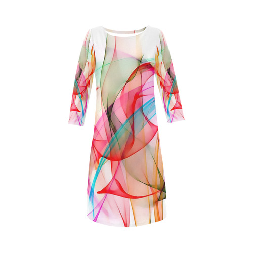 Sound of Color by Nico Bielow Round Collar Dress (D22)