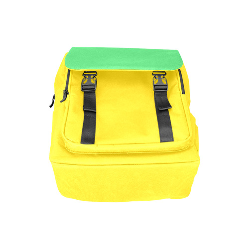 New! Designers school bag edition in Fresh tones. Yellow and Green "Citrus" edition. New a Casual Shoulders Backpack (Model 1623)