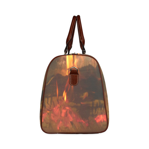 Burning Fire Waterproof Travel Bag/Small (Model 1639)