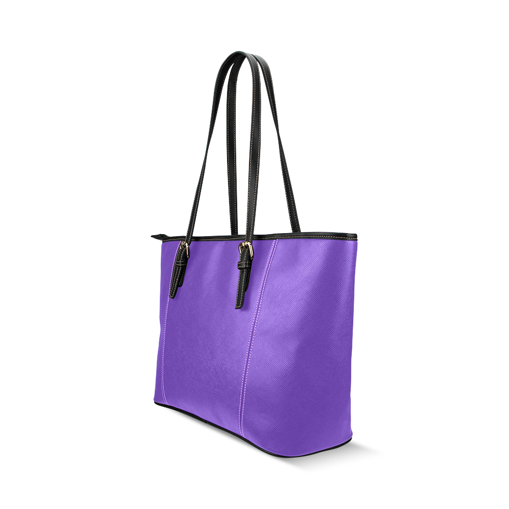 New! Designers arrival in our Shop in vintage purple and greyscale / Hand-drawn edition in Russia fo Leather Tote Bag/Small (Model 1640)