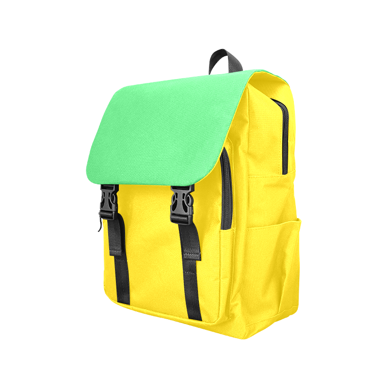 New! Designers school bag edition in Fresh tones. Yellow and Green "Citrus" edition. New a Casual Shoulders Backpack (Model 1623)