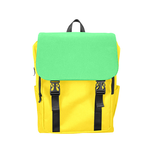 New! Designers school bag edition in Fresh tones. Yellow and Green "Citrus" edition. New a Casual Shoulders Backpack (Model 1623)