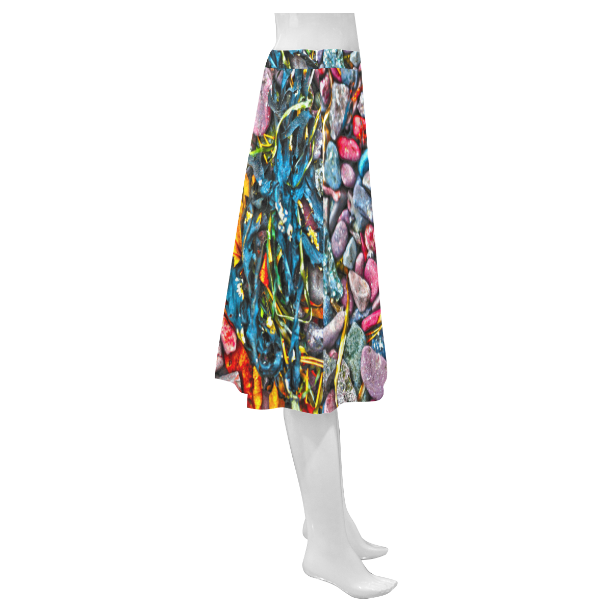 Autumn HDR Mnemosyne Women's Crepe Skirt (Model D16)