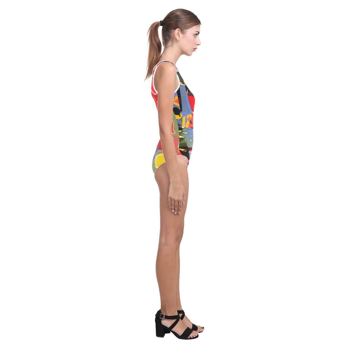 color1 Vest One Piece Swimsuit (Model S04)