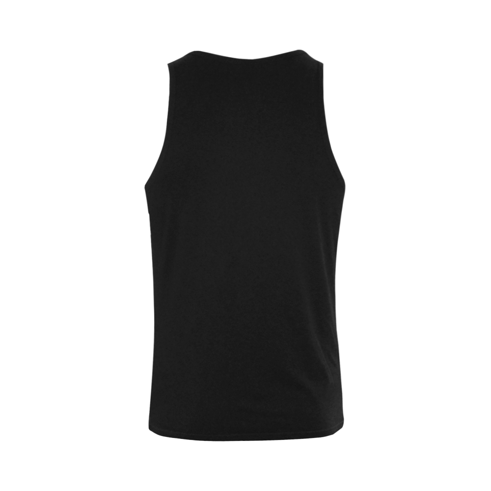 Designers T-Shirt : Black edition with Area - forest Art. Designers edition 2016. Plus-size Men's Shoulder-Free Tank Top (Model T33)