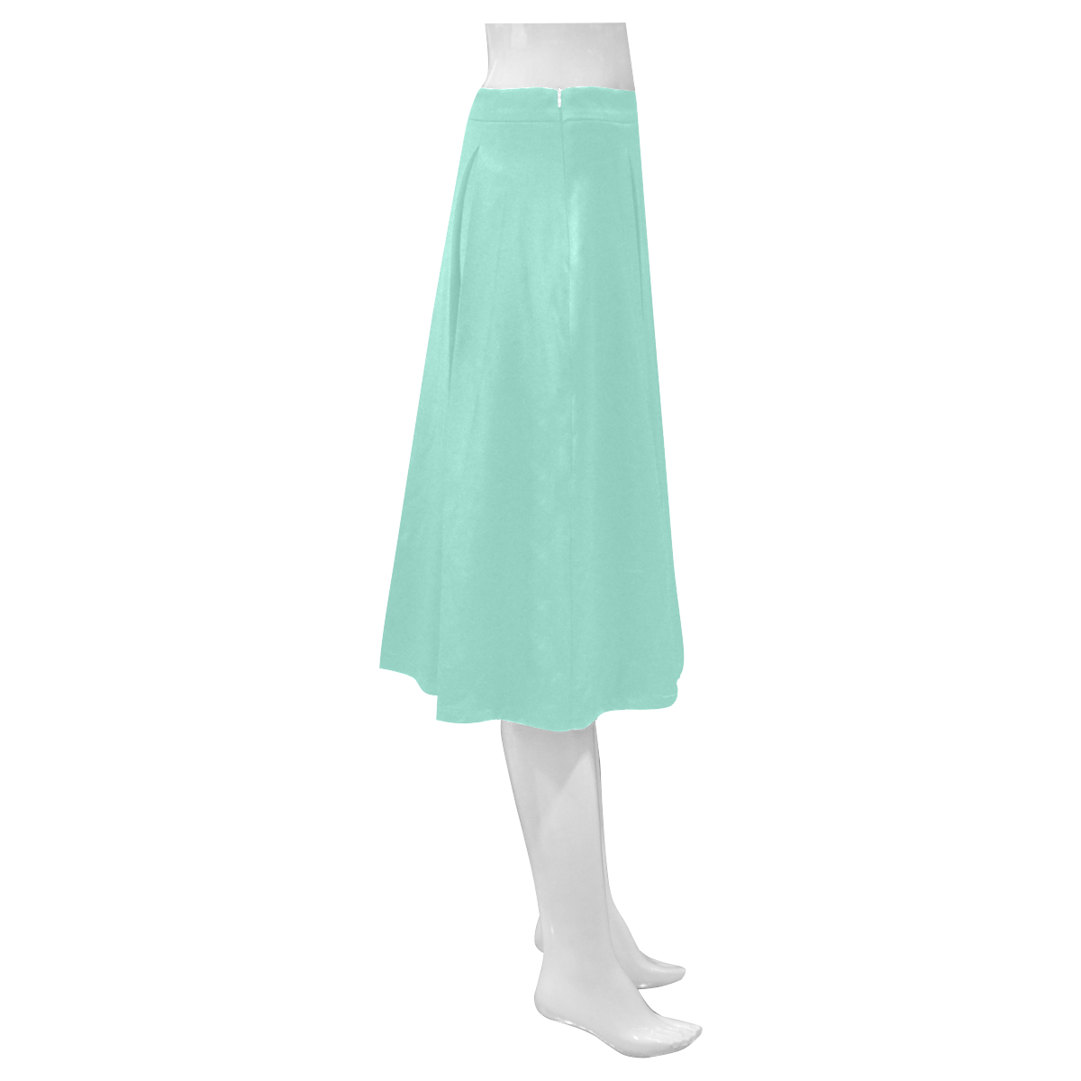 Beach Glass Mnemosyne Women's Crepe Skirt (Model D16)