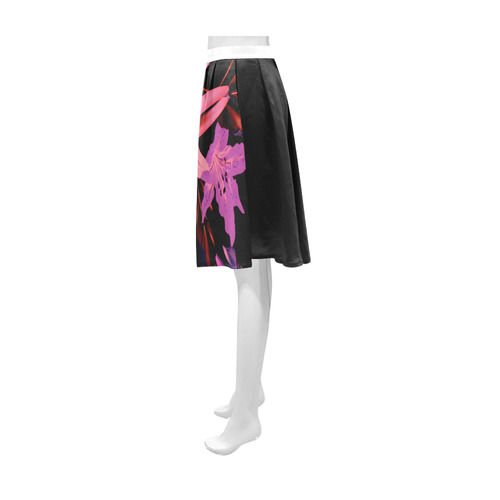 Halloween designers skirt with hand-drawn Original floral Art. New designers fashion for 2016 availa Athena Women's Short Skirt (Model D15)