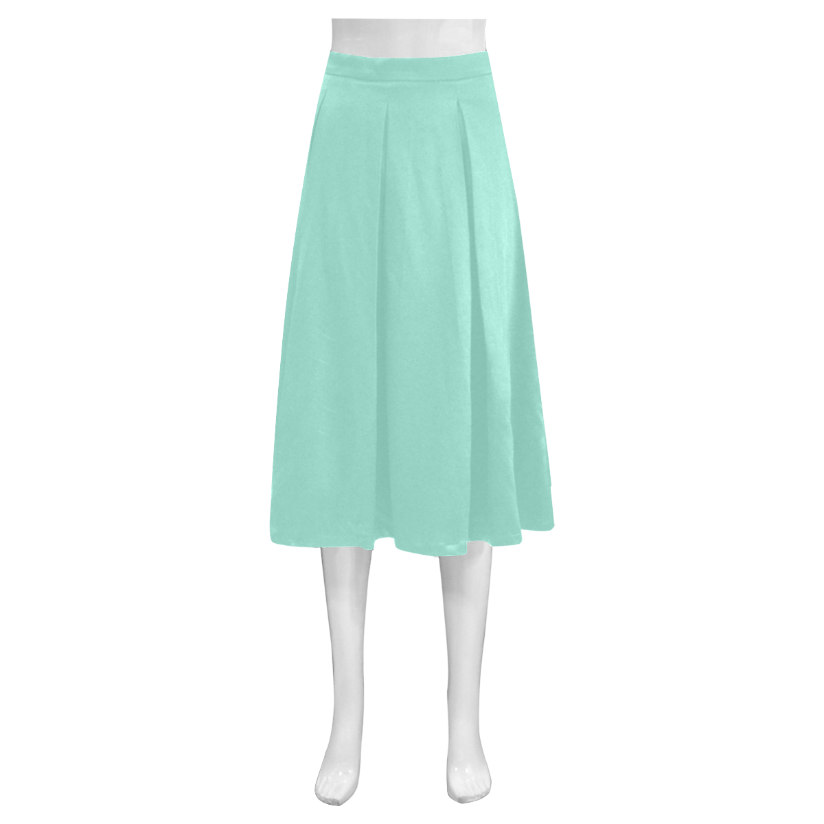 Beach Glass Mnemosyne Women's Crepe Skirt (Model D16)