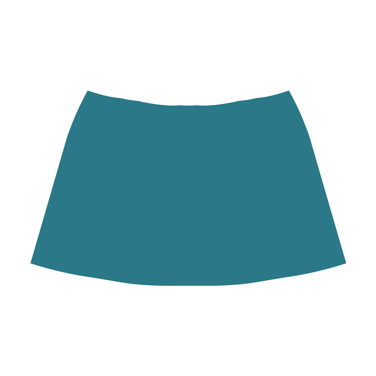 Ocean Depths Mnemosyne Women's Crepe Skirt (Model D16)