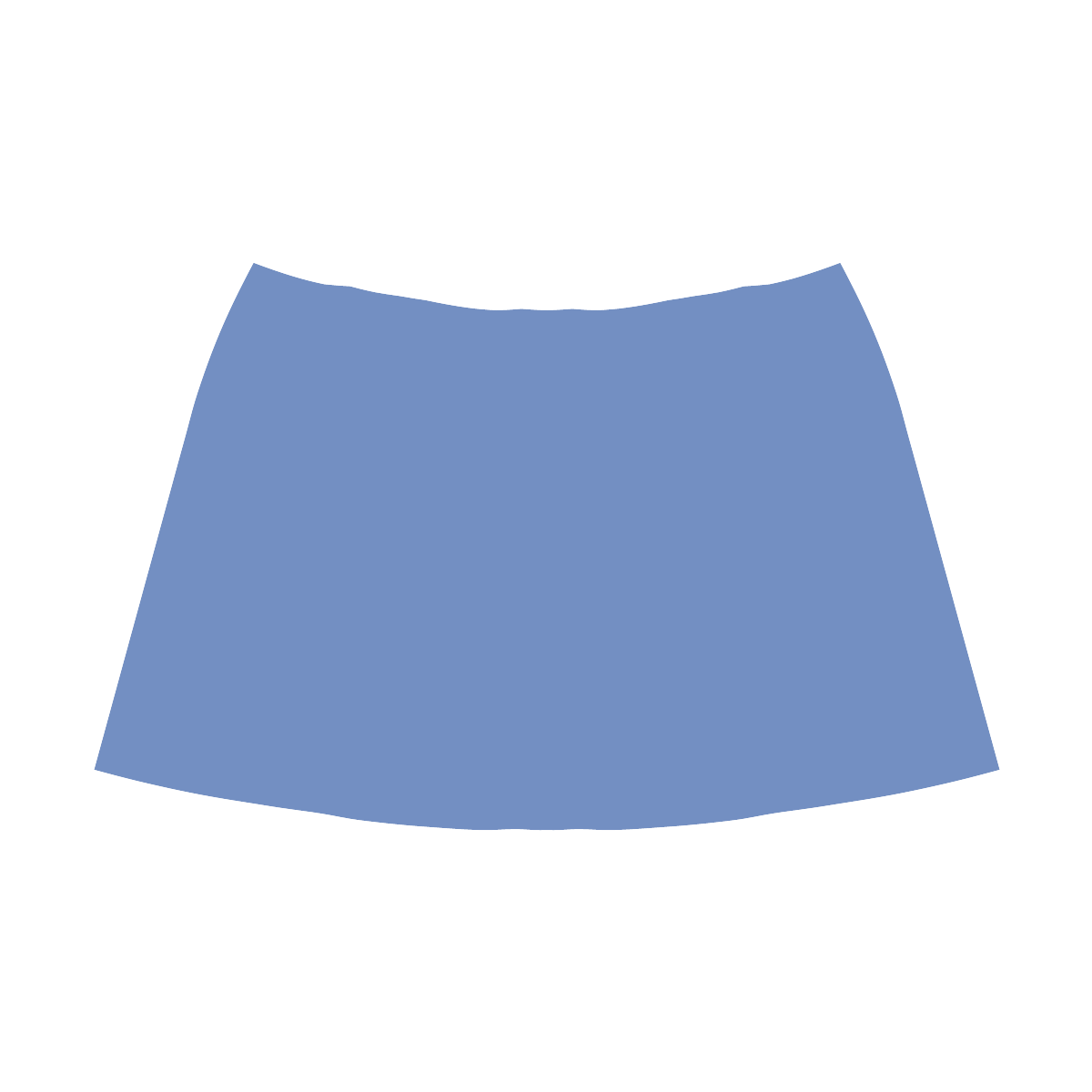 Ultramarine Mnemosyne Women's Crepe Skirt (Model D16)