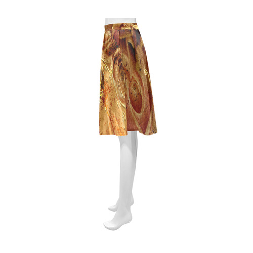 Wonderful vintage design with roses Athena Women's Short Skirt (Model D15)