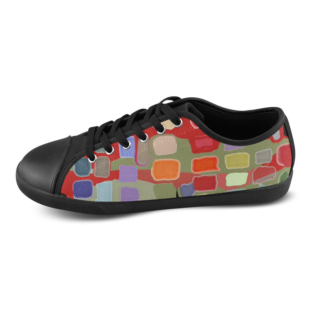 fulcolor Canvas Shoes for Women/Large Size (Model 016)