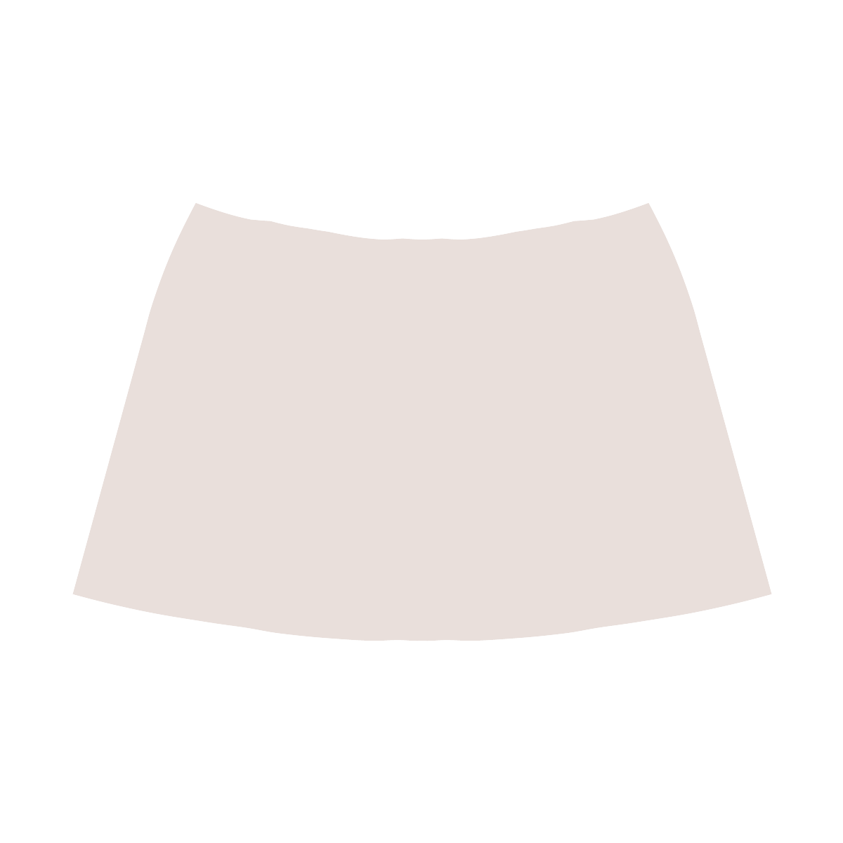 Bridal Blush Mnemosyne Women's Crepe Skirt (Model D16)