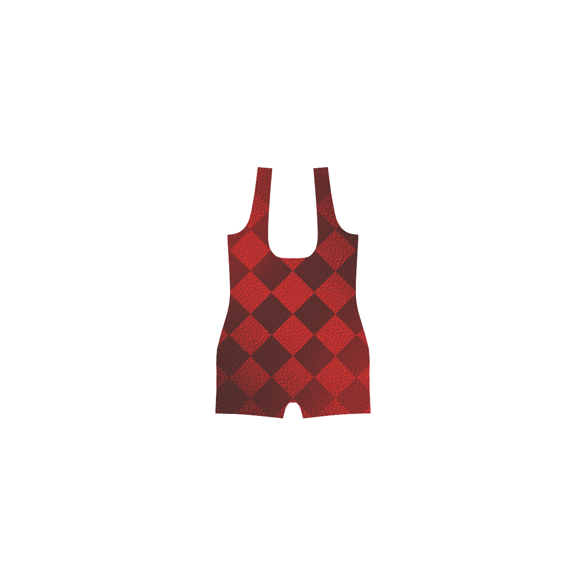 Christmas Red Square Classic One Piece Swimwear (Model S03)
