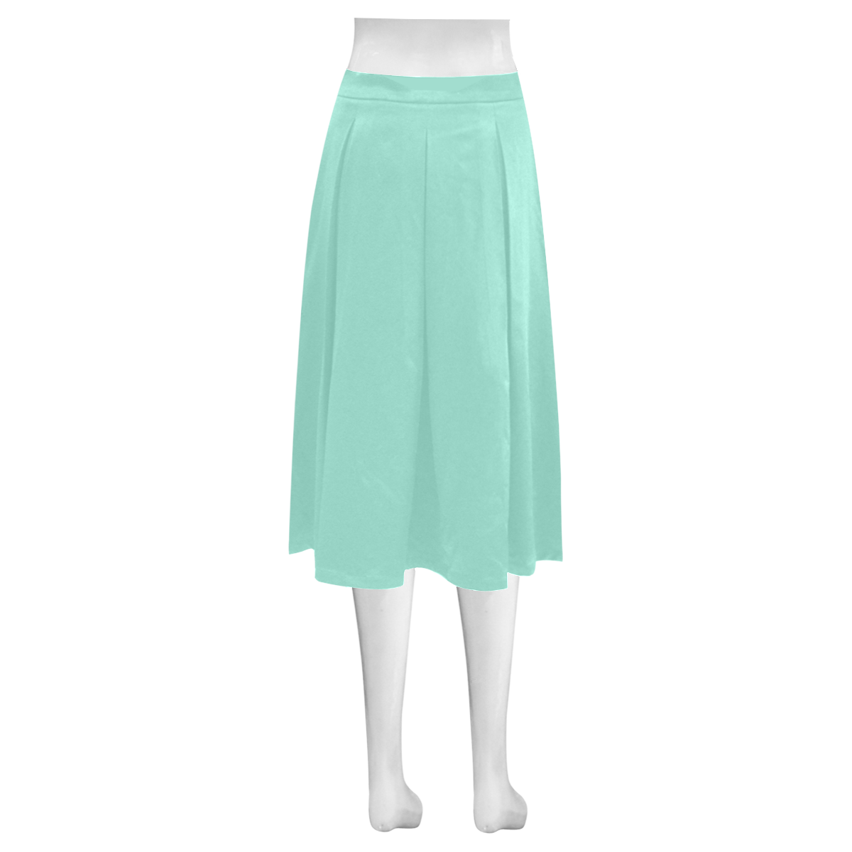 Beach Glass Mnemosyne Women's Crepe Skirt (Model D16)