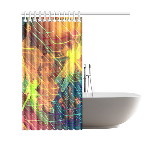 Dragonfly Shower Curtain 69"x70"