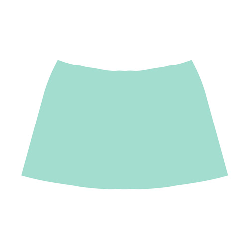 Beach Glass Mnemosyne Women's Crepe Skirt (Model D16)