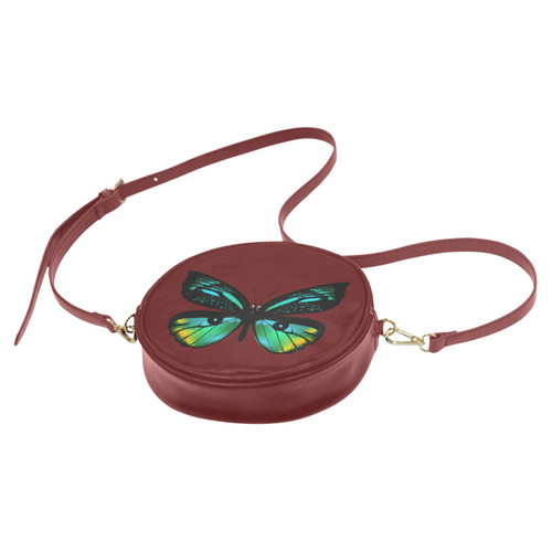 New! Vintage rounded bag with butterfly. New designers fashion edition 2016 is in our shop. Round Sling Bag (Model 1647)