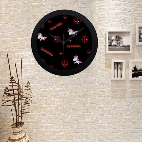 Deadpool Circular Plastic Wall clock