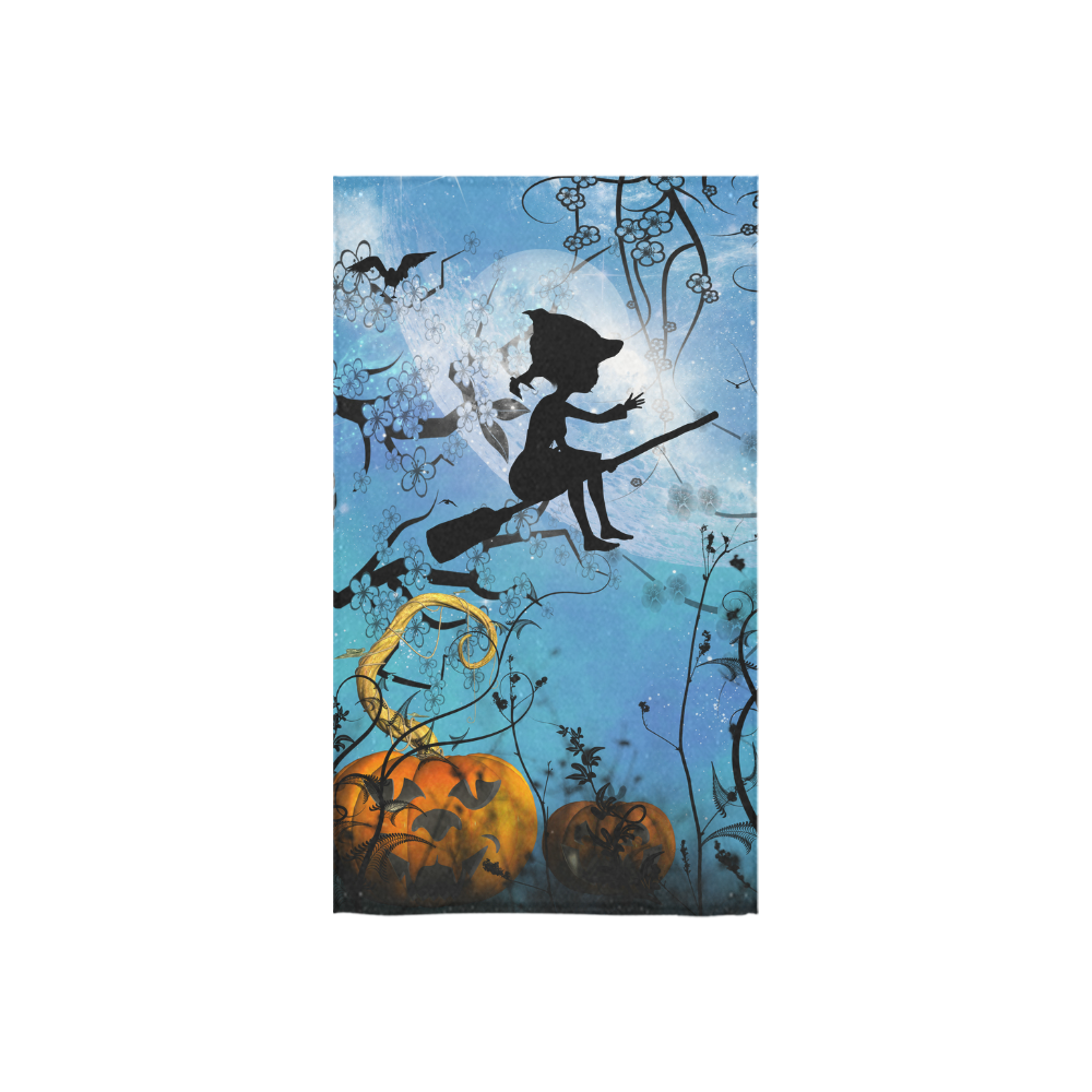 Cute flying witch Custom Towel 16"x28"