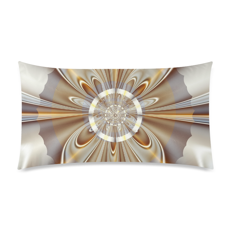 Gossamer Fine Fractal Art Rectangle Pillow Case 20"x36"(Twin Sides)