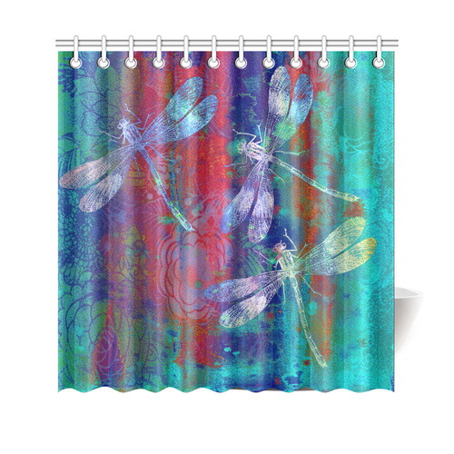 A Dragonflies QP A Shower Curtain 69"x70"