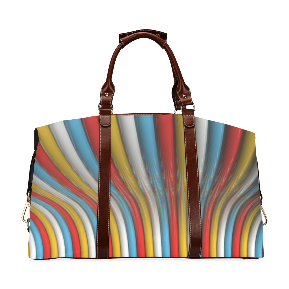 abstract plastic tubes Classic Travel Bag (Model 1643) Remake
