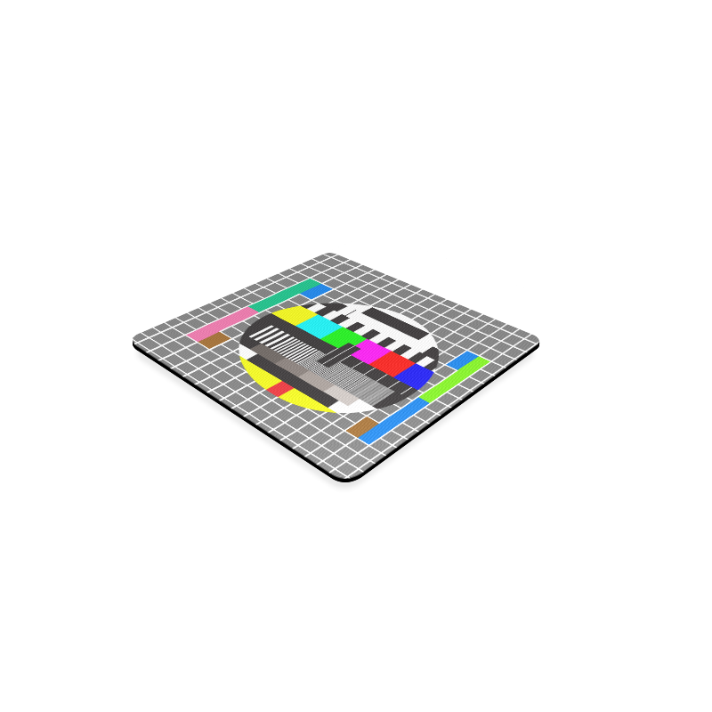 test tv screen Square Coaster