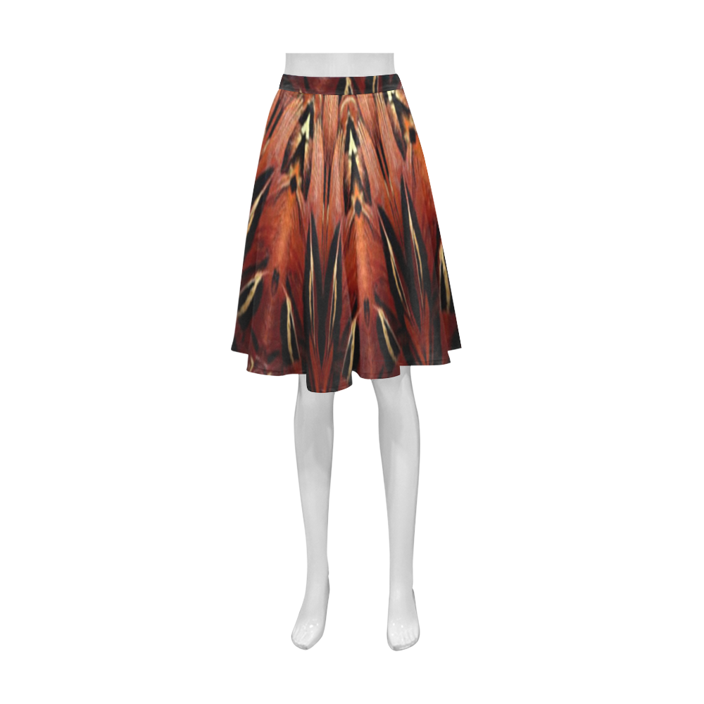 Flaming Feather Kaleidoscope Athena Women's Short Skirt (Model D15)