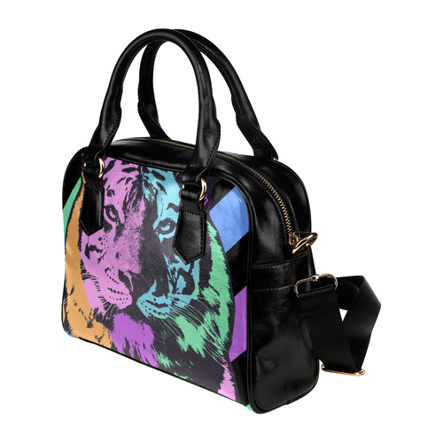 TIGER MULTICOLORS Shoulder Handbag (Model 1634)