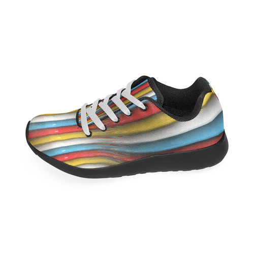 abstract plastic tubes Men’s Running Shoes (Model 020)