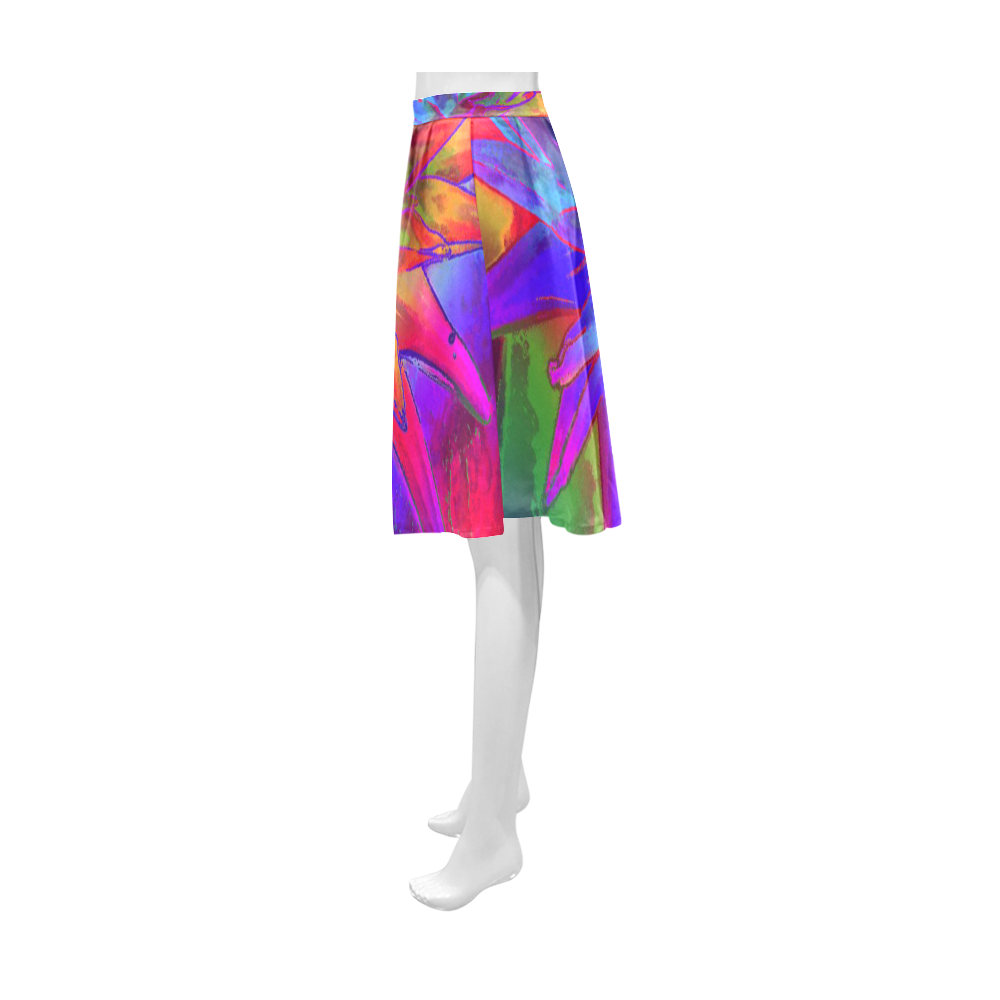 Floral ArtStudio 271016 B Athena Women's Short Skirt (Model D15)