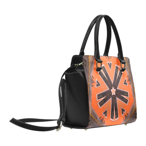 orange kaliedosocpe Classic Shoulder Handbag (Model 1653)