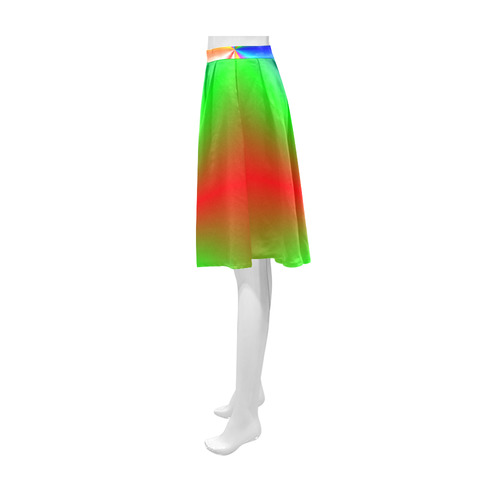 Swathed In Rainbows Athena Women's Short Skirt (Model D15)