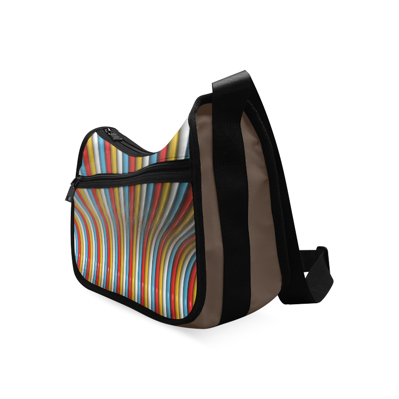 abstract plastic tubes Crossbody Bags (Model 1616)