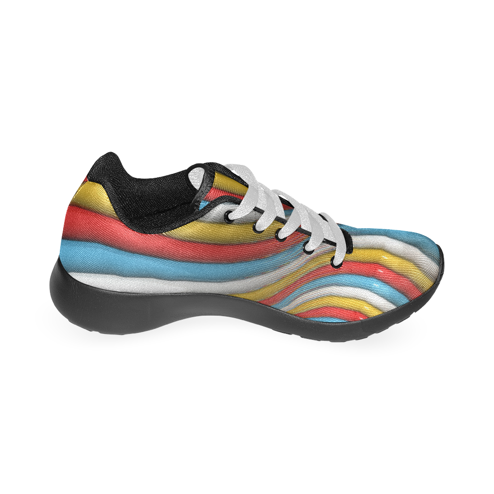 abstract plastic tubes Men’s Running Shoes (Model 020)