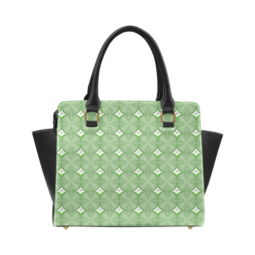 green sky tiles Classic Shoulder Handbag (Model 1653)