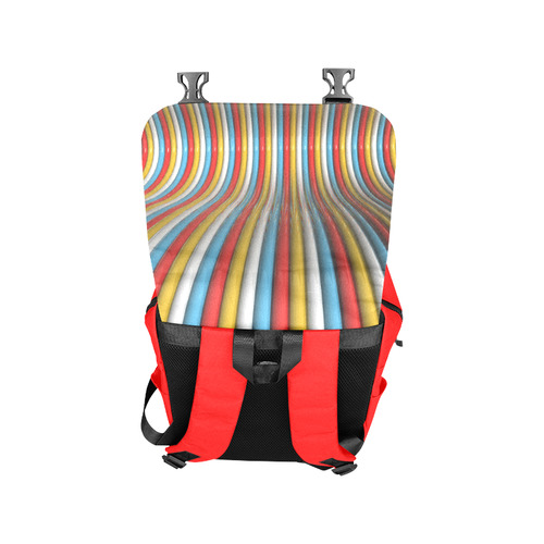 abstract plastic tubes Casual Shoulders Backpack (Model 1623)
