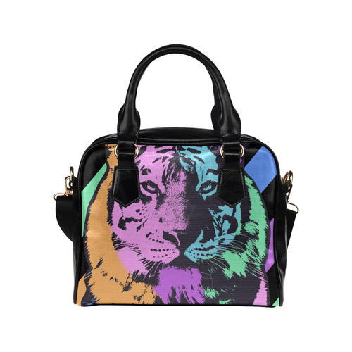 TIGER MULTICOLORS Shoulder Handbag (Model 1634)